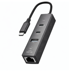 Type-C To 2 Type- Usb Gigabit Ethernet ZR1207