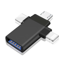 ZR172 Siyah T Otg Çoğaltıcı Aparat