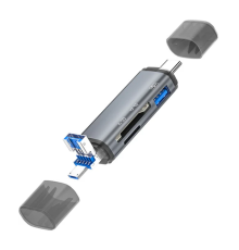 ZR286 Ads307 3 In 1 Type-C Card Reader