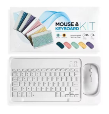 ZR20Km Beyaz Kablosuz Klavye Mouse Set