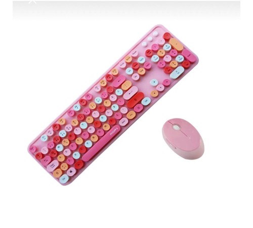 Mofii Zr513/P Sweet Pembe Klavye Mouse Set