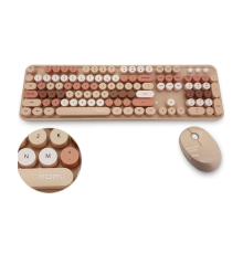 Mofii Kahverengi Sweet Dm Klavye Mouse Set