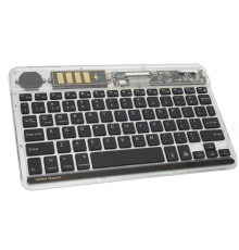 ZR612 Rgb Şeffaf Siyah Bluethooth Klavye