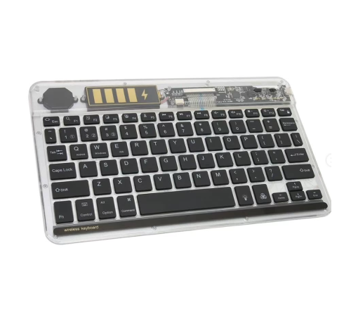 ZR612 Rgb Şeffaf Siyah Bluethooth Klavye