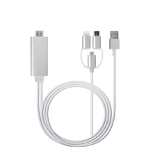 ZR778 L6-M3M Lightning Micro Type-C Hdtv Kablo