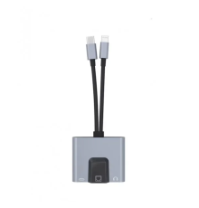ZR815 Lightning Type-C 3 İn 1 Ethernet Çevirici Aux