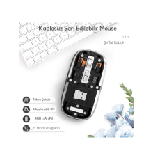 Siyah 501 Bt+ Wireless Mouse ZR1133