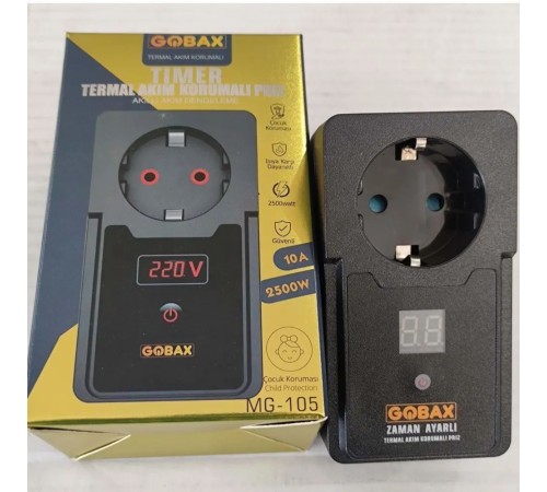 GOBAX Mg-105 Termal Akim Korumali Priz