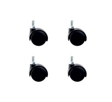 Küçük Plastik Vidalı Teker - 40 MM HKS102 - 4 Adet