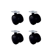 Büyük Plastik Tablalı Teker - 50MM HKS126 - 4 Adet