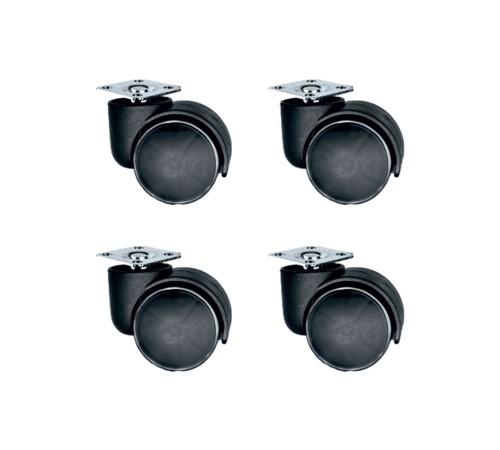 Bürosit Plastik Tablalı Teker - 50MM HKS151 - 4 Adet