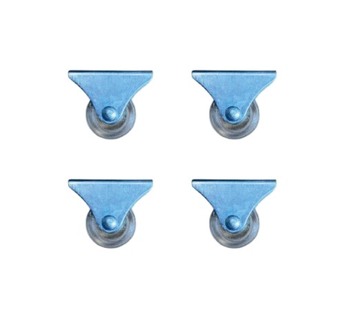 Furç Sabit Teker - 38MM - Şeffaf HKS237 - 4 Adet