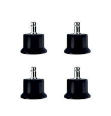 Bekleme Ayak Geçmeli Pimli - 50MM - Siyah 11MM HKS282 - 4 Adet