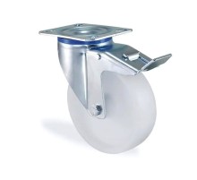 Döner Tablalı Teker (Frenli) - 125x40 - MMB HKS336 - 1 Adet