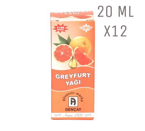 Greyfurt Yağı 20 ml X12 Adet
