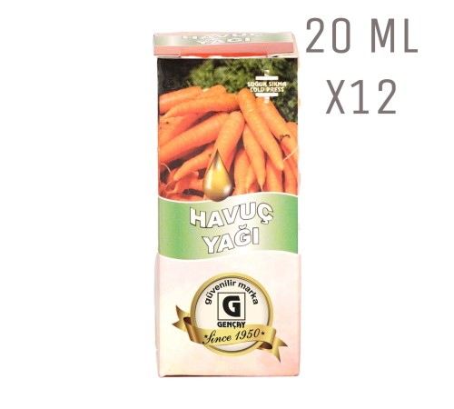 Havuç Yağı 20ml X12 Adet