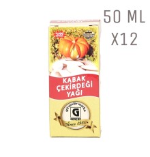 Kabak Çekirdeği Yağı 50 ML X12 Adet