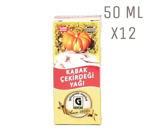 Kabak Çekirdeği Yağı 50 ML X12 Adet