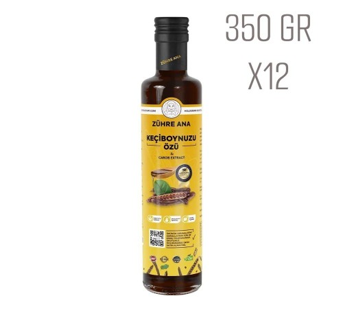 Keçiboynuzu Özü Net Miktar: 350gr 12 Adet