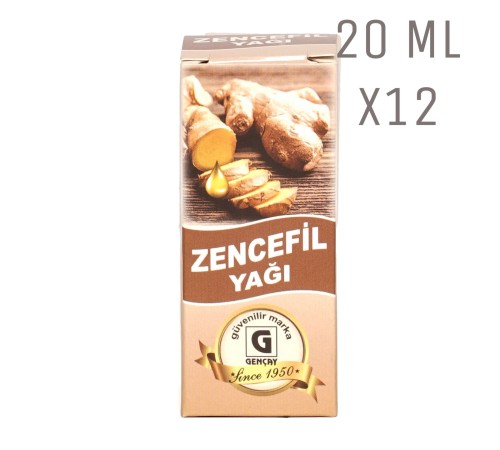 Zencefil Yağı 20ml X12 Adet