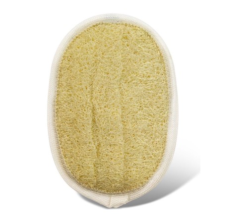 Lamina Oval Banyo Kesesi %100 Doğal Kabak Lifi Peeling Etkili Çift Taraflı Yüz ve Vücut 12 Adet