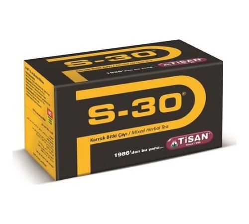 S-30 Karışık Bitki Çayı 20 Süzen Poşet 12 Adet