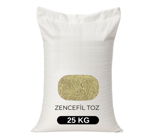 Öğütülmüş Zencefil - Zencefil Tozu 25 KG