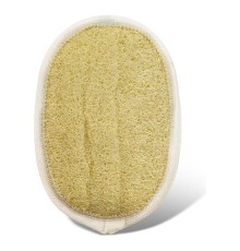 Oval Banyo Kesesi %100 Doğal Kabak Lifi Peeling Etkili Çift Taraflı Yüz ve Vücut 12 Adet