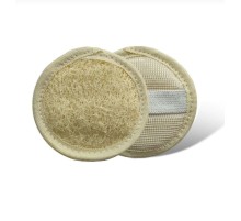 Mini yüz Doğal Kabak Peeling,Lifi 8x8 cm 12 Adet