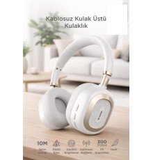 Bluetooth Kulaklık Kulak Üstü Kablosuz Kulaklık HD70 Gri