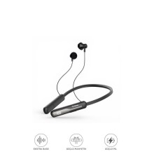 Bluetooth Kulaklık Kulak İçi Boyuna Asılabilir 5 Ses Değiştirme Modlu Kablosuz Kulaklık TB12 Siyah