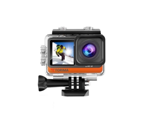 Aksiyon Kamerası Ultra Hd Wifi 4K Su Geçirmez Kamera AC03 Siyah