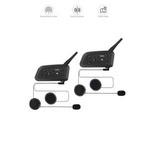 Motosiklet Helmet İnterkom Bluetooth 2li Kask Kulaklığı Ejeas Double V6PRO+