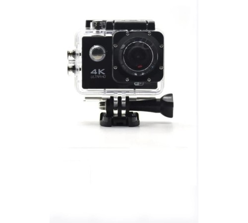 Aksiyon Kamerası 4K Ultra Hd Wifi Su Geçirmez Kamera AC01 Siyah