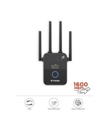 Wifi Router Çift Bant 1600Mbps 4 Anten Yüksek Hızlı AC35Q Siyah
