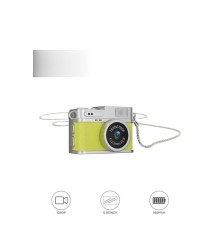 Dijital Fotoğraf Makineleri Video Kamera Mini Anahtarlık 1080P CMR35 Sarı
