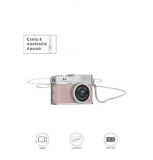 Dijital Fotoğraf Makineleri Video Kamera Mini Anahtarlık 1080P CMR35 Pudra