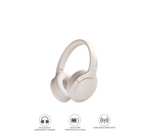 Bluetooth Kulaklık Kulak Üstü Kablosuz Kulaklık TH53 Bej