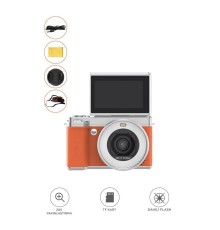 Dijital Fotoğraf Video Kamera Wifi 5K CMR45 Turuncu