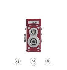 Mini Retro Dijital Fotoğraf Makinesi Video Kamera 1080P CMR44 Kırmızı