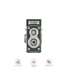 Mini Retro Dijital Fotoğraf Makinesi Video Kamera 1080P CMR44 Yeşil