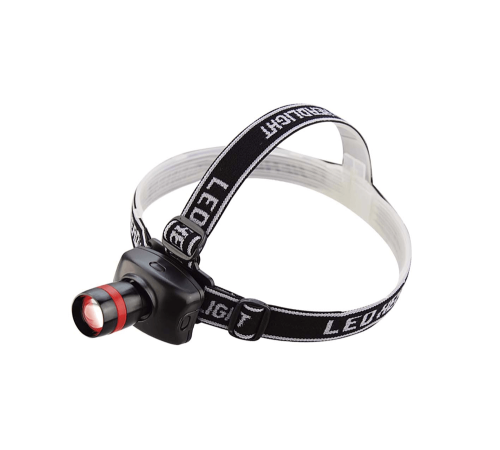 Pilli Zoomlu LED Kafa Feneri Uzun Menzilli Güçlü Aydınlatma Profesyonel Model WT-054