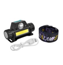 8 Saat Dayanıklı Şarjlı Sensörlü Mıknatıslı Kafa Lambası Güçlü LED Aydınlatma WT-055