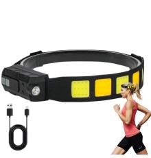 Sensörlü COB XPG LED Kafa Lambası Güçlü Aydınlatma Yüksek Performans Çok Modlu WT-066