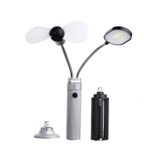 Şarjlı Pervaneli Mıknatıslı LED Masa Lambası Taşınabilir Çok Fonksiyonlu Aydınlatma WT-093