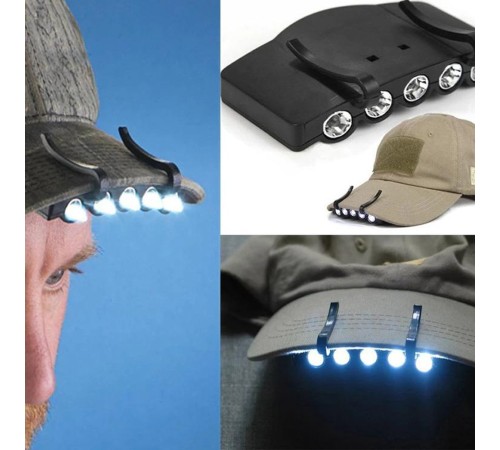 Şapkaya Takılan LED Lamba Güçlü Aydınlatma Pratik Kullanım Kamp ve Outdoor Model WT-127