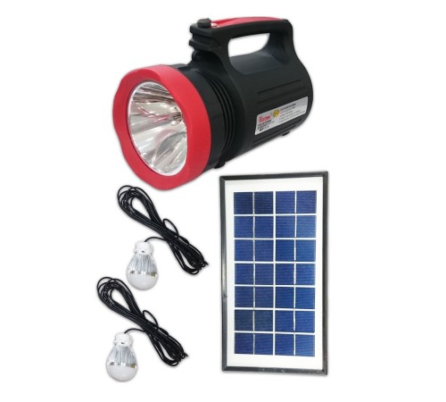 Güneş Enerjili LED Ampul Fener Taşınabilir Işık WT-315