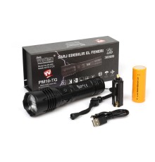 Uzun Menzilli 3000 Lümen LED Fener Yüksek Parlaklık Güçlü Aydınlatma WT-600