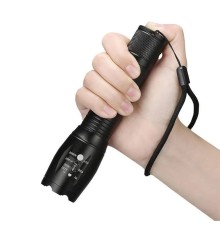 Q5 LED El Feneri Beyaz Sarı Mor Işık Modlu Çok Fonksiyonlu Aydınlatma WT-610