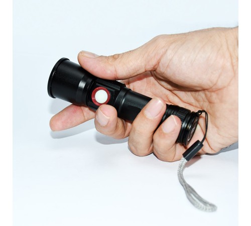 1000 Lümen USB Şarjlı LED El Feneri XML-2 Güçlü Aydınlatma Kompakt Taşınabilir Model WT-611